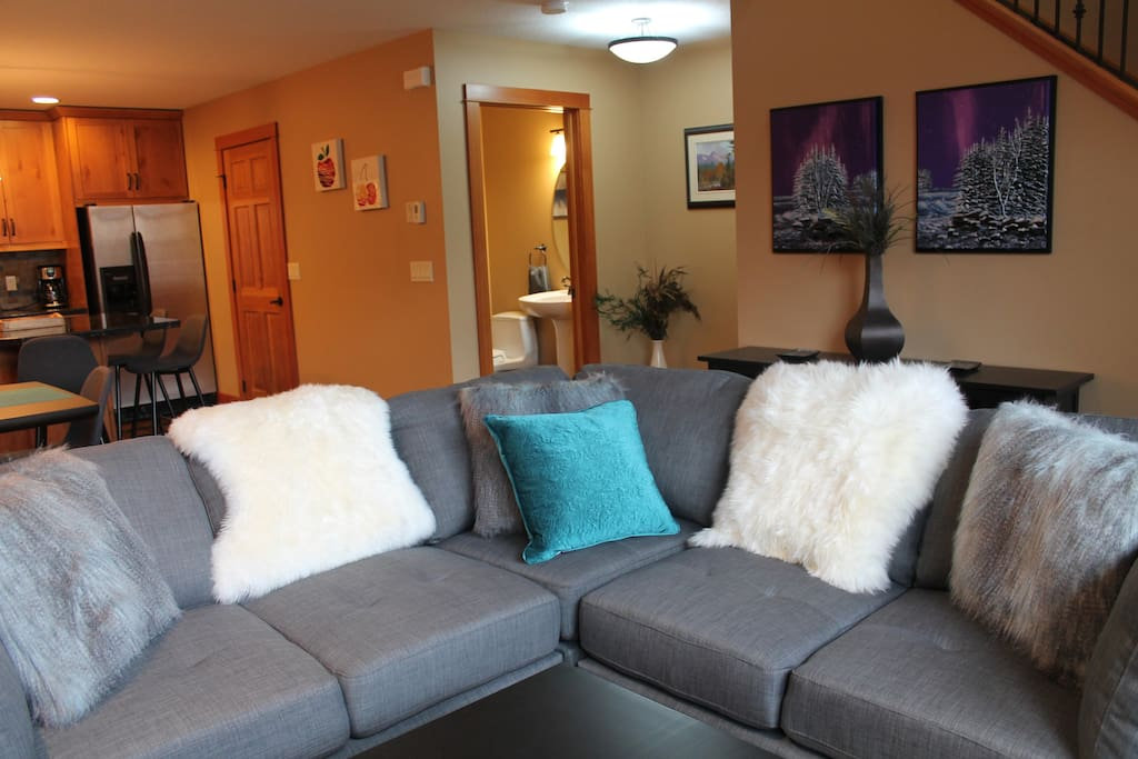 cozy up on by the fire place